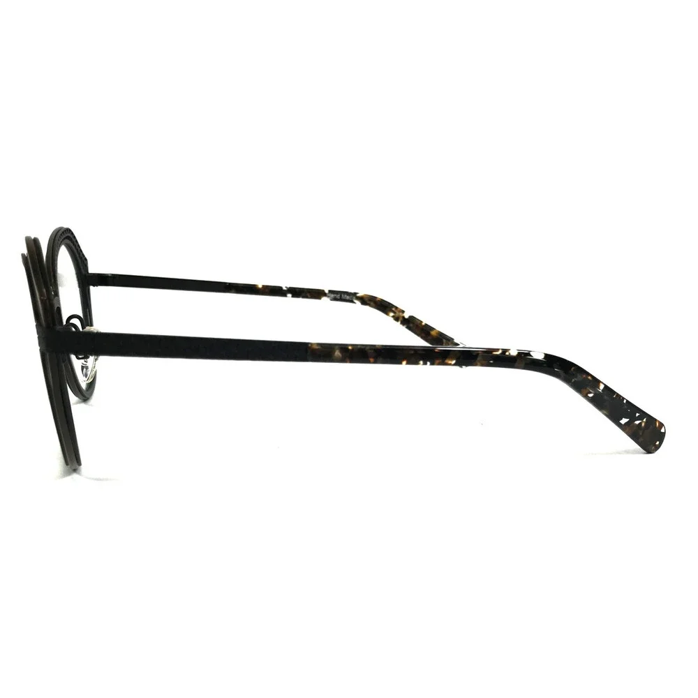 BOZ Eyeglasses Frames IVETTE 5000 Black Clear Beige Cat Eye Full Rim 52-18-140